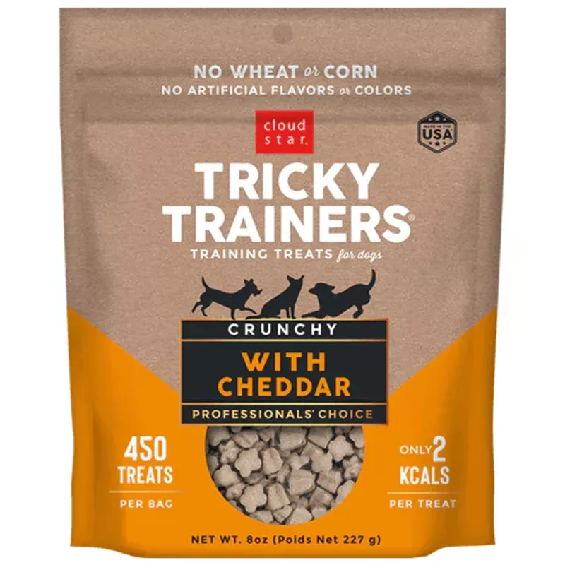 Cloud Star Tricky Trainers Crunchy Cheddar Treats 8 oz.