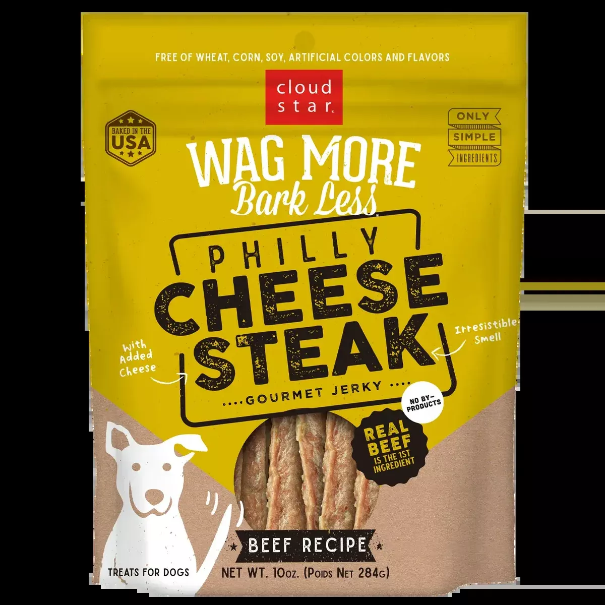Cloud Star Wag More Bark Less Philly Cheesesteak Beef