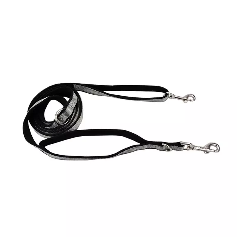 Coastal Padded Multi-Function Leash Silver 6′