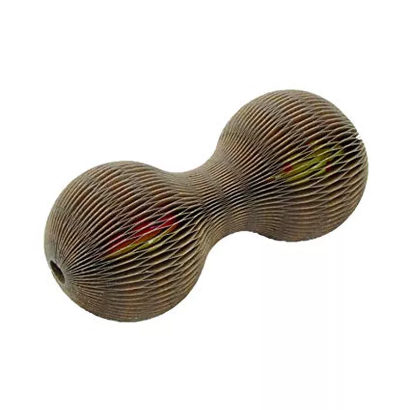 Coastal Turbo Corrugate Rattle Ball Dumbell