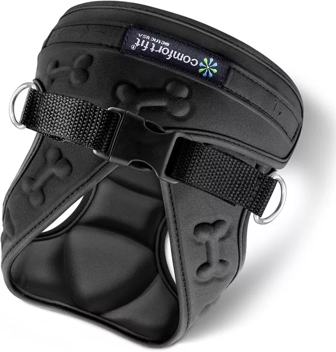 Comfort Fit No Pull Dog Harness for Medium Small Large Dogs Step-in Dog Vest Harness with Adjustable Buckle All Weather Comfortable Soft Padded Easy Control Handle Ideal for Walking Running Training