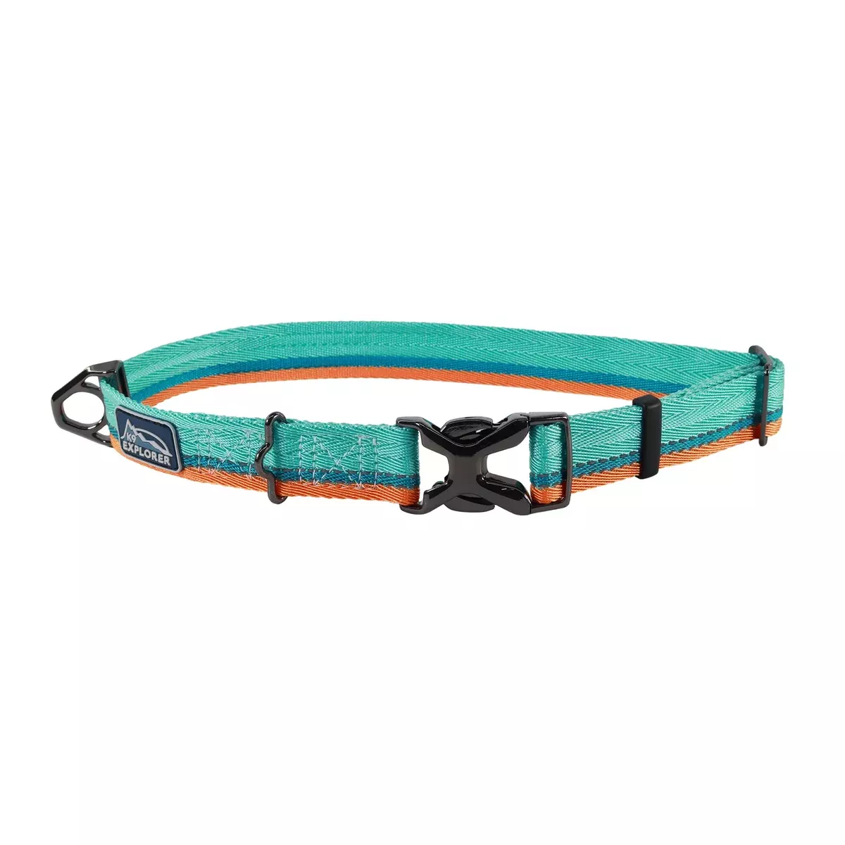 Costal K9 Explorer Trek Adjustable Dog Collar -Small 8-12" - Everglades