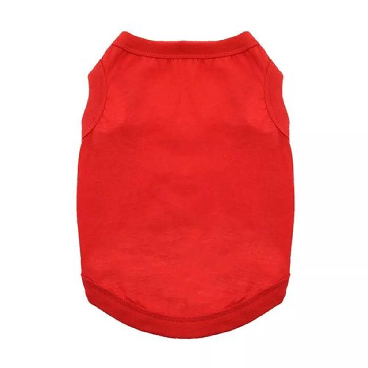 Cotton Dog Tank – Flame Scarlet Red