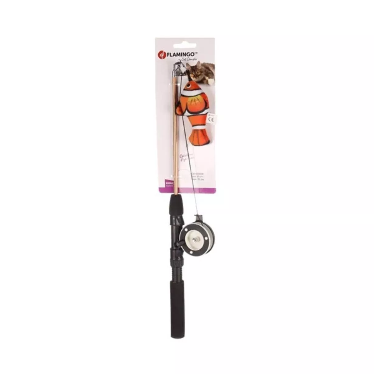 CT RODNEY CAT DANGLER CLOWN FISH 41CM