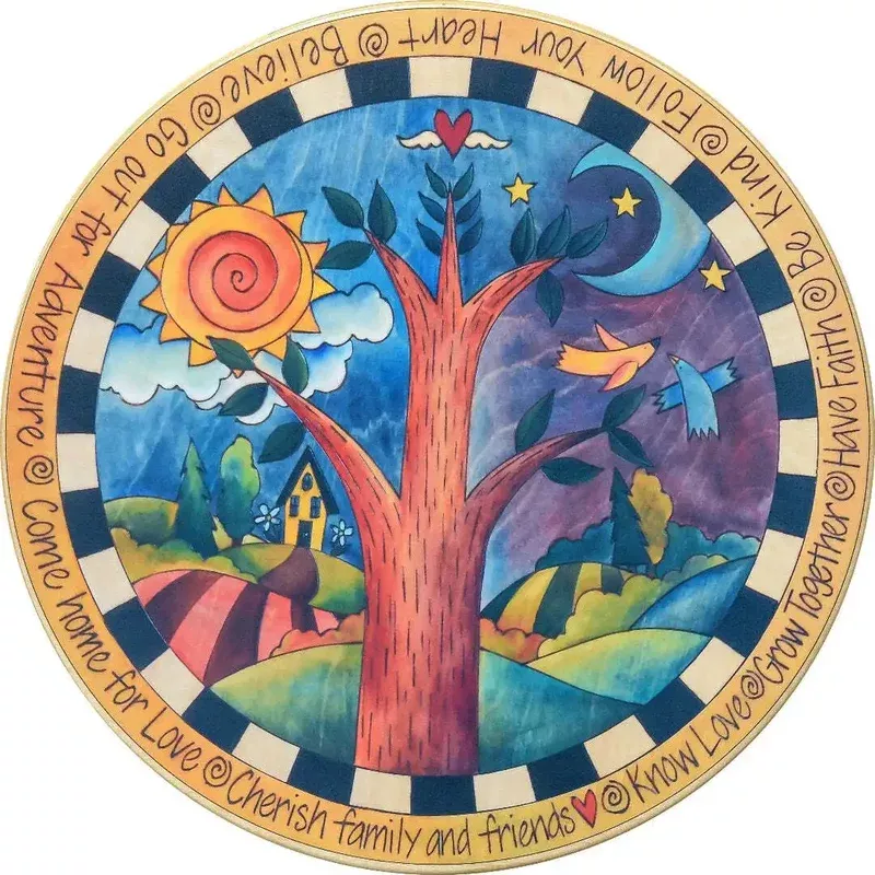 “Dancing Birds” Lazy Susan