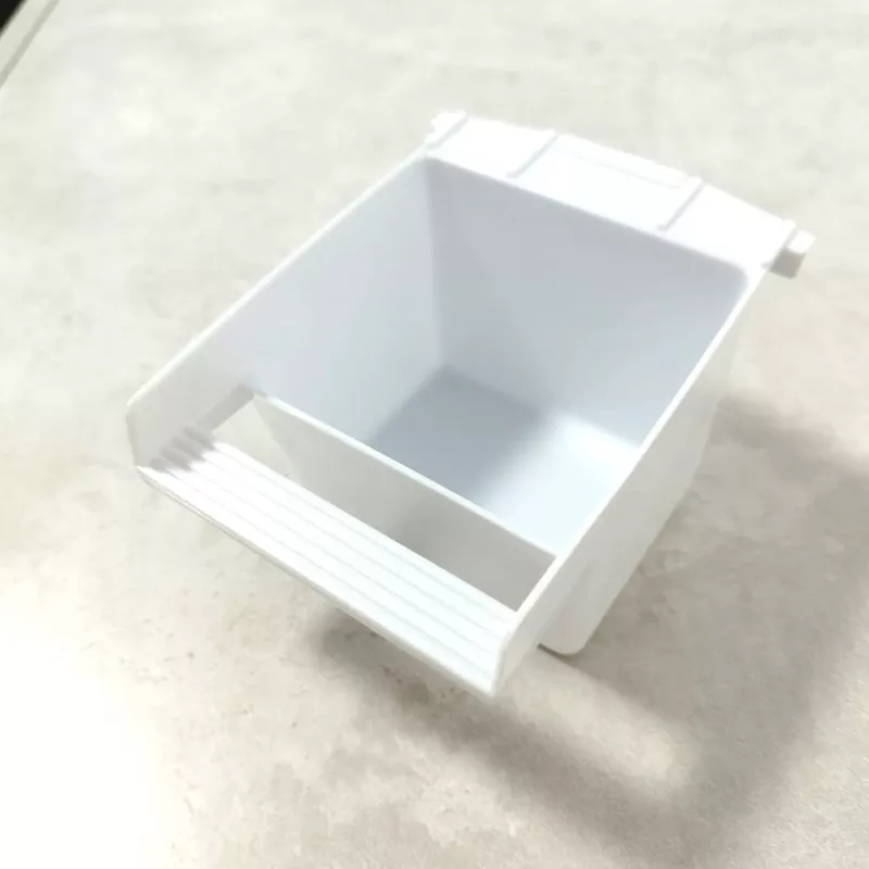 DAYANG – White Feeder Bowl / Cup w/ Extended Edge