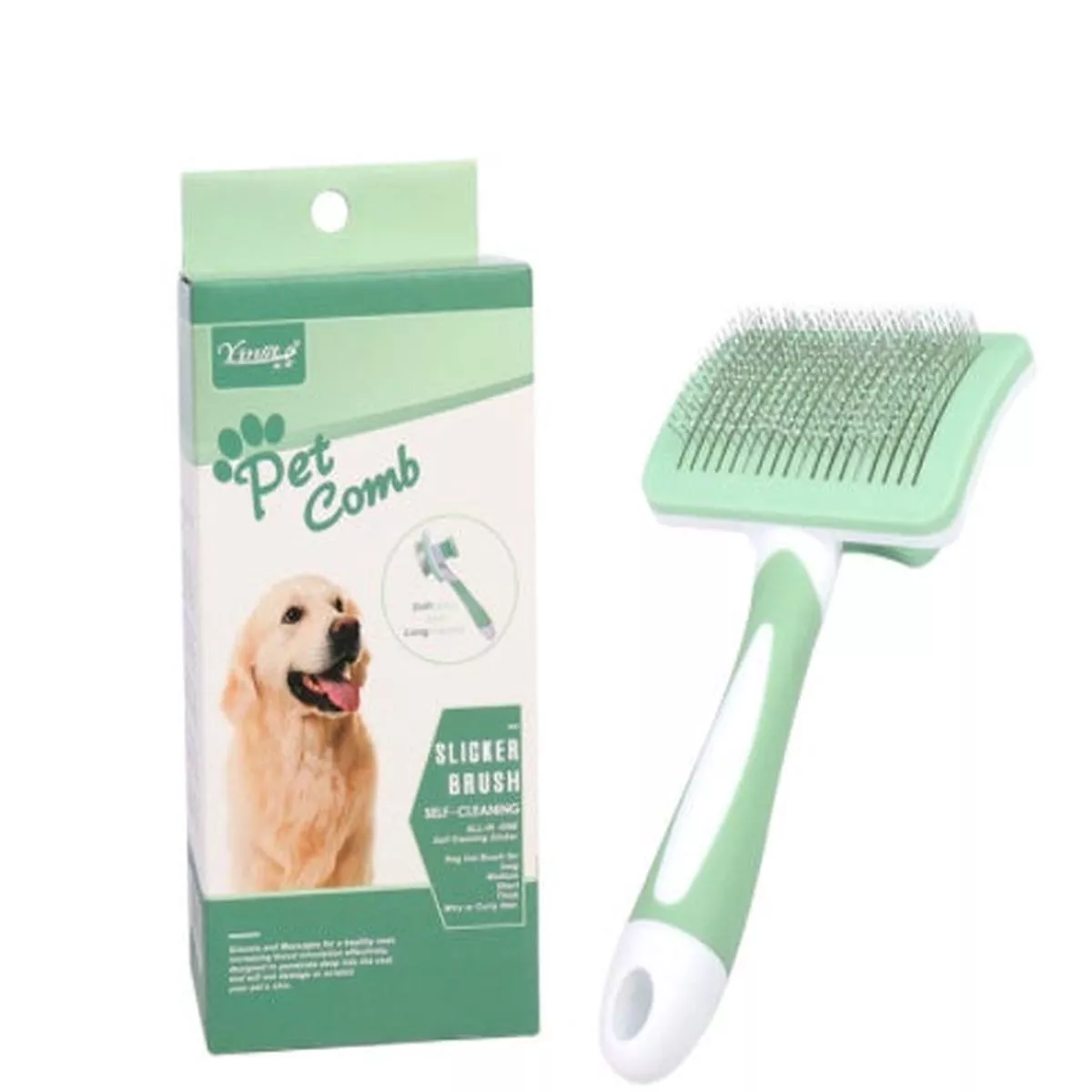 Dedicated Hair Removal Automatic Comb Pet Supplies – Medium mint green