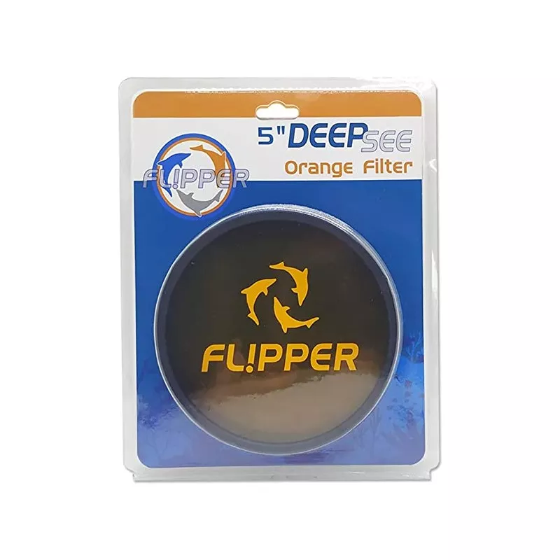 DEEPSEE MAX 4″ ORANGE FILTER – Flipper