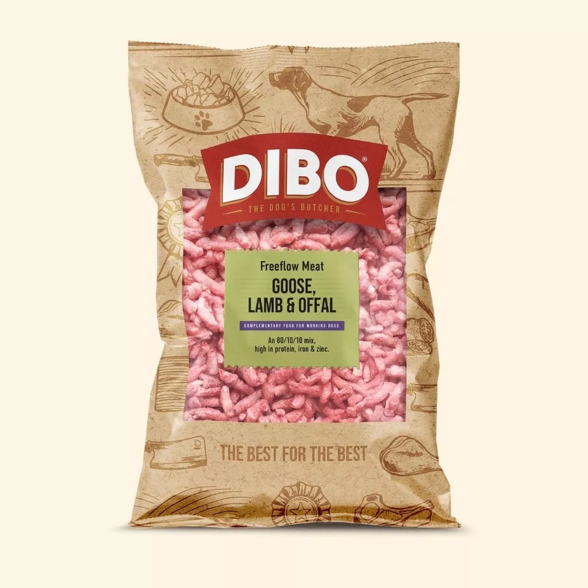 Dibo Goose, Lamb & Offal Mince 1kg