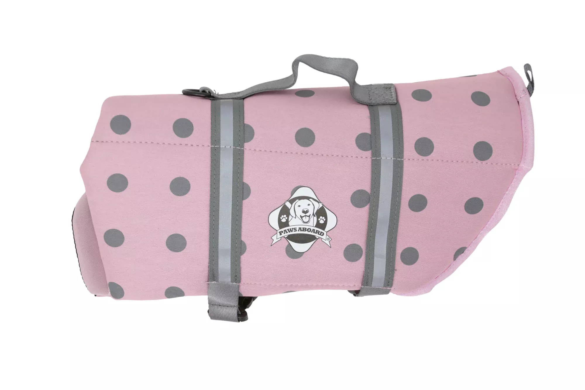 Dog Life Jacket – Neoprene Pink/Grey