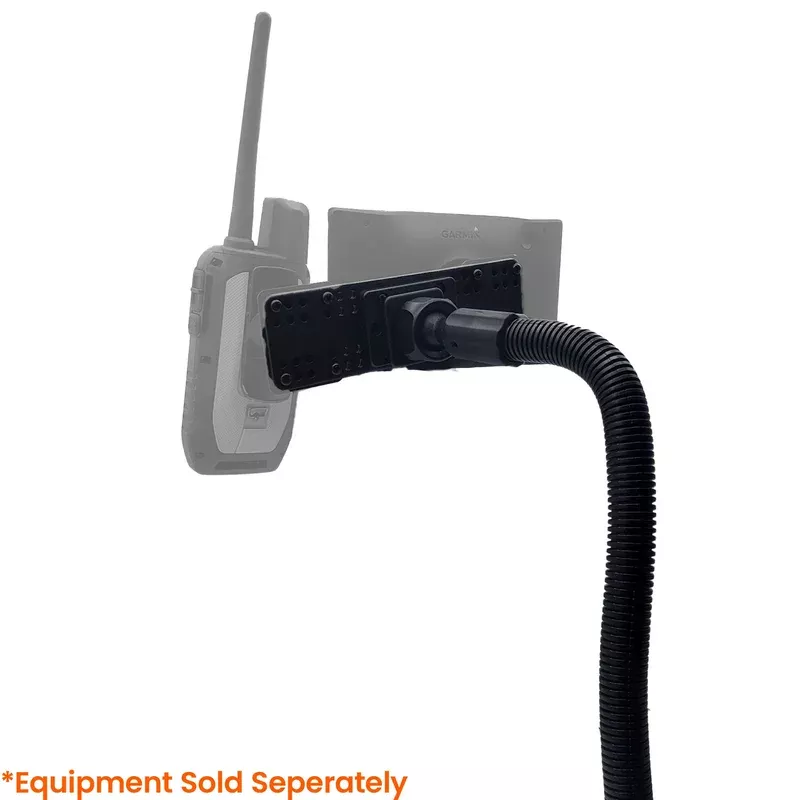 .Double Gooseneck Mount for Garmin Alpha, Astro & DriveTrack