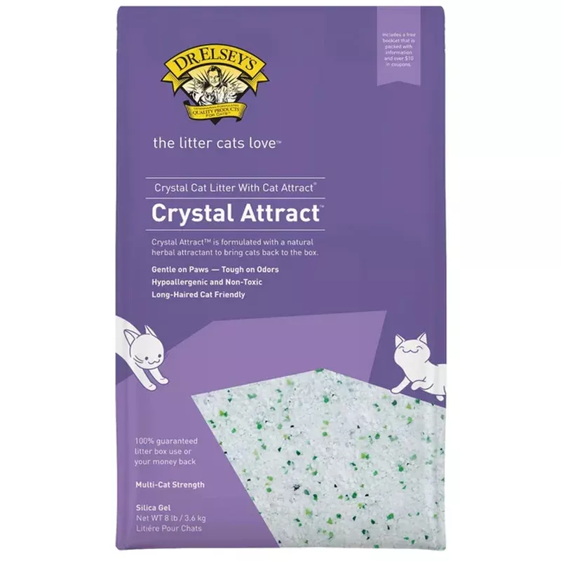 Dr. Elseys Crystal Attract Cat Litter 8 Lb
