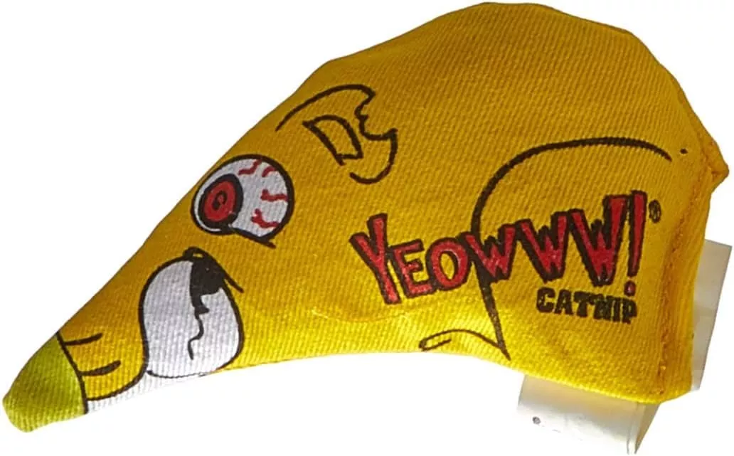 Ducky World Yeowww! Chubby Mouse Catnip Toy
