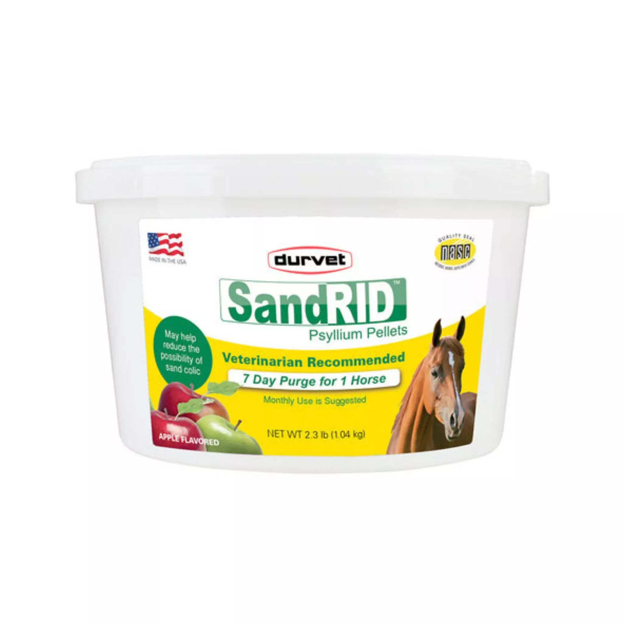Durvet Sand Rid Psyllium Pellets Horse Supplement