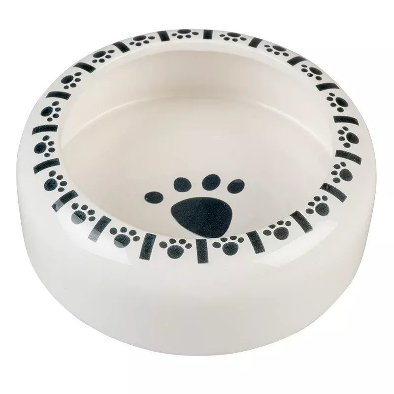 Duvo Feeding Bowl Stone Bunny Paw