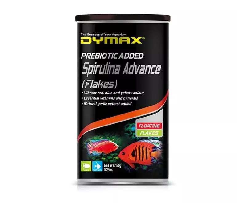 DYMAX Spirulina Advance Floating Flakes – 150G
