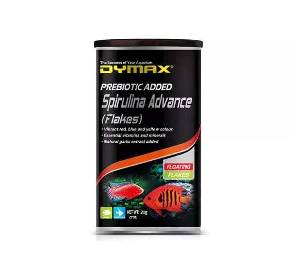 DYMAX Spirulina Advance Floating Flakes – 20G