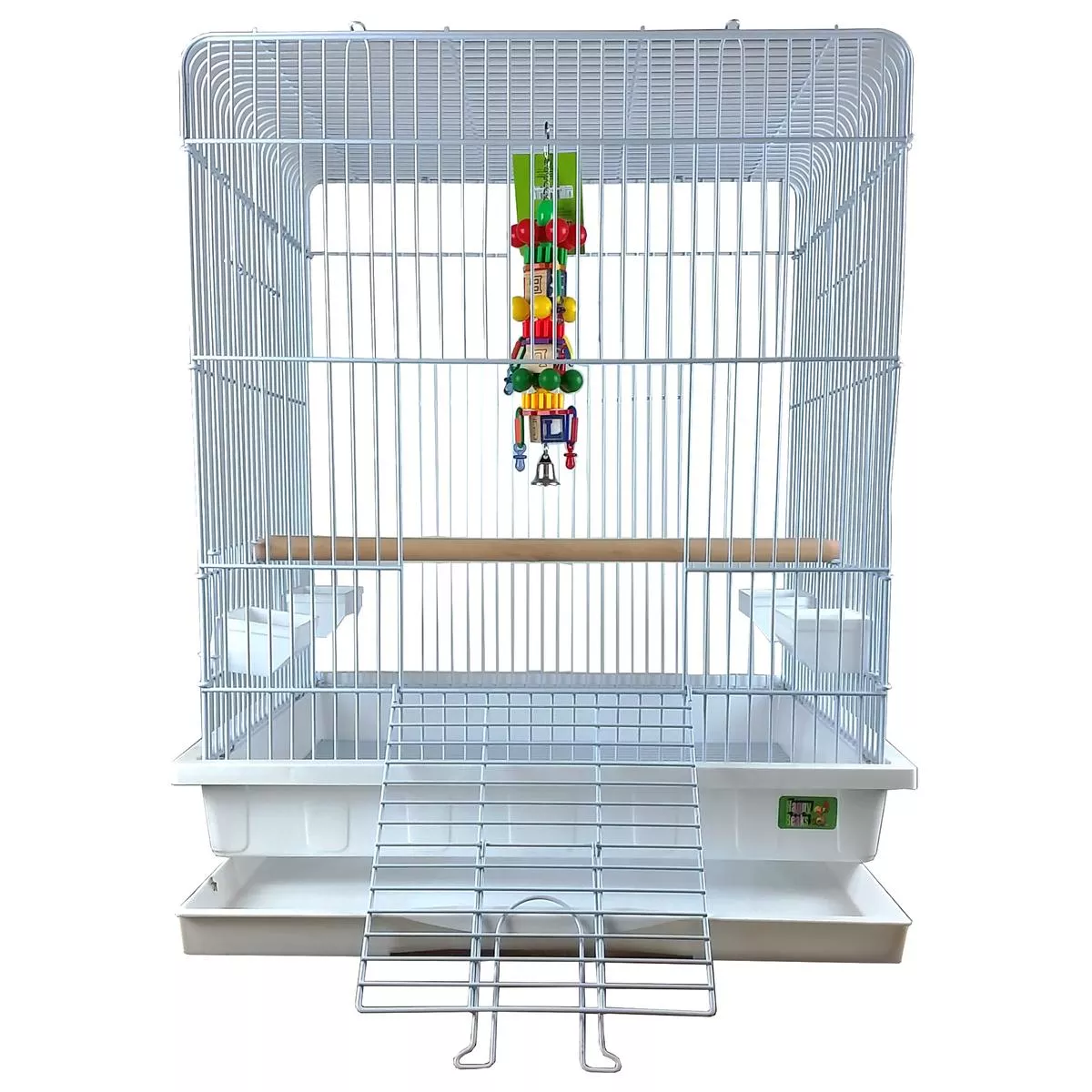 A & E Cages Flat Top Cage Ivory 2ea/25In X 21 in, 2 pk