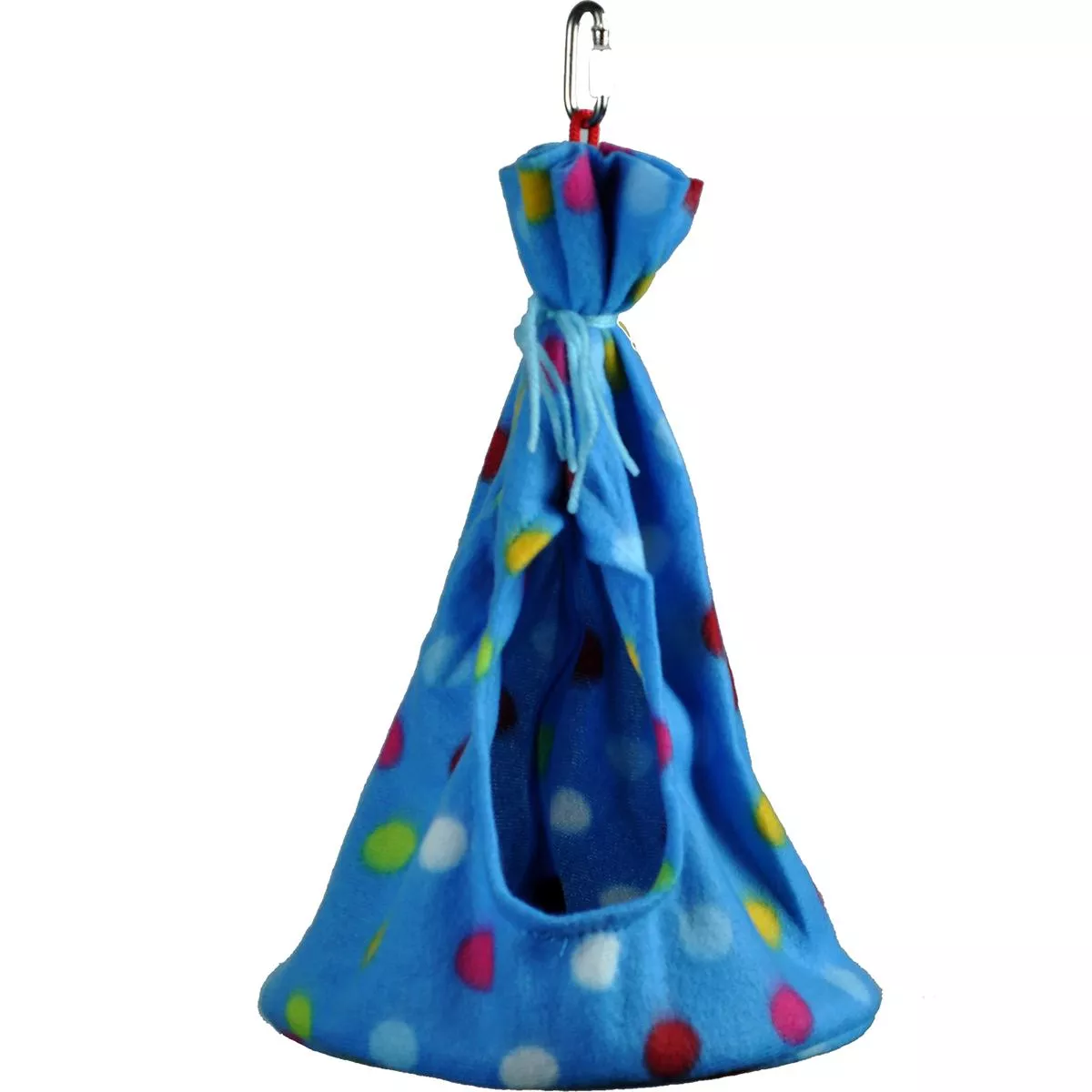 A & E Cages Happy Beaks Fleece Teepee Bird Toy Medium
