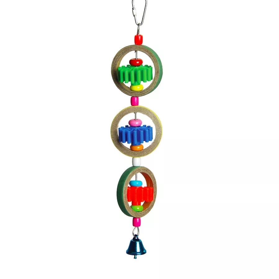 A&E Happy Beaks Gears & Rings Bird Cage Accessory