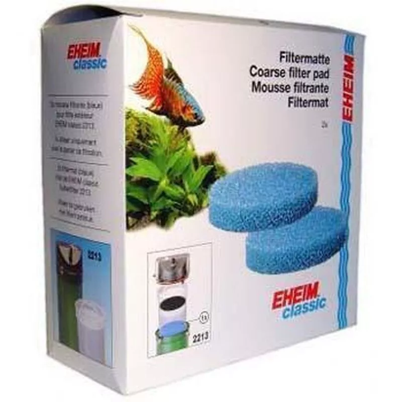 Eheim Classic 250 (2213) Coarse Blue Foam Filter Pad 2 Pack