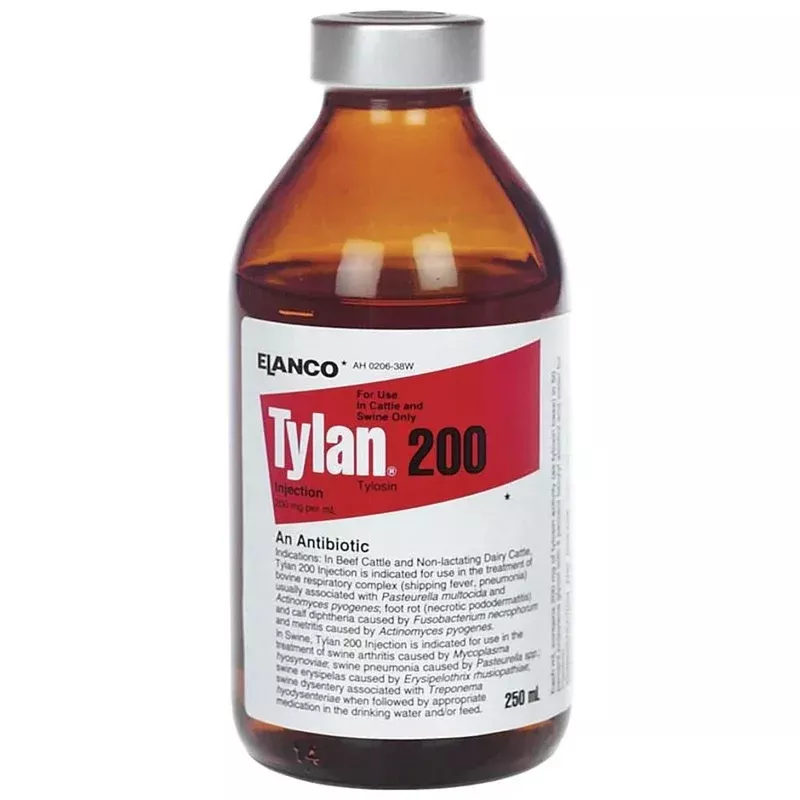 Elanco Tylan 200 Injection(Tylosin)