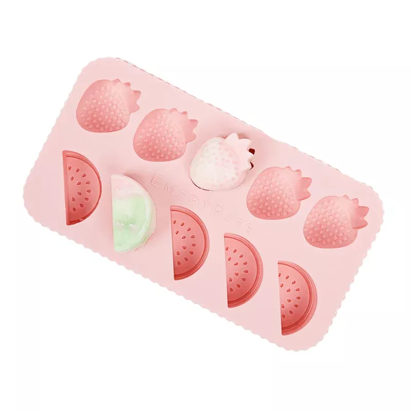 EmeryPets Watermelon + Strawberry Treat Mold