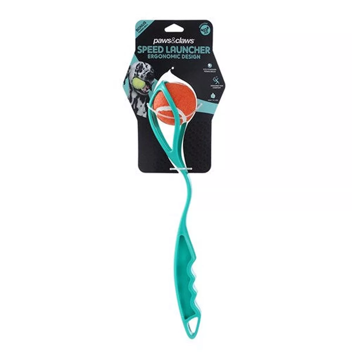 Ergonomic Ball Launcher 40x7cm Green