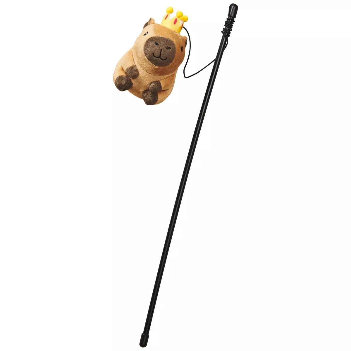 Ethical Products Capybara with Crown Teaser Wand Cat Toy