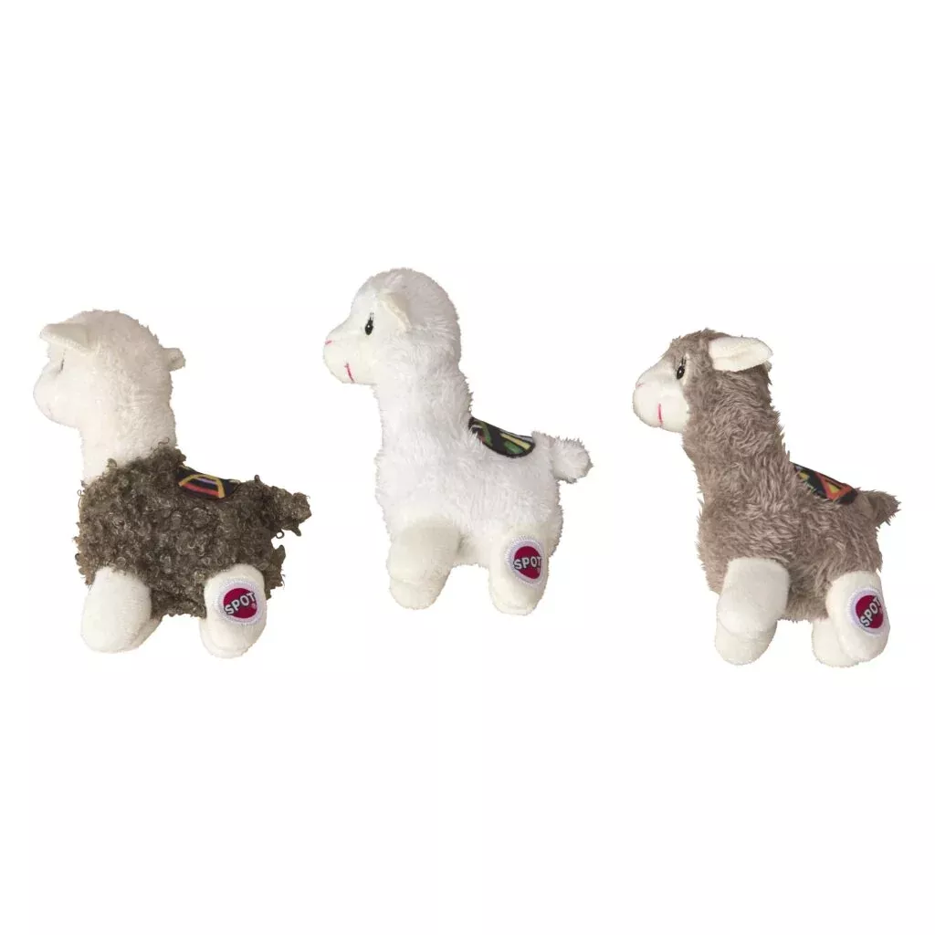 Ethical Products Lil Spots Yo Llama Dog Toys - Assorted - 5.5"