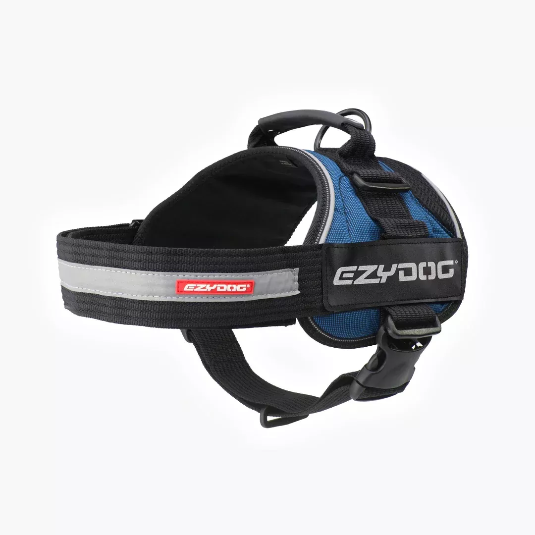 EZYDOG Convert Dog Harness – Large 27.5-35.5” – Blue