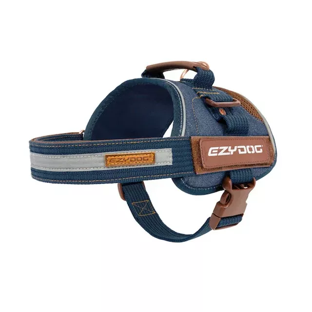 EZYDOG Convert Dog Harness – Medium 24.5″ – 31” – Denim