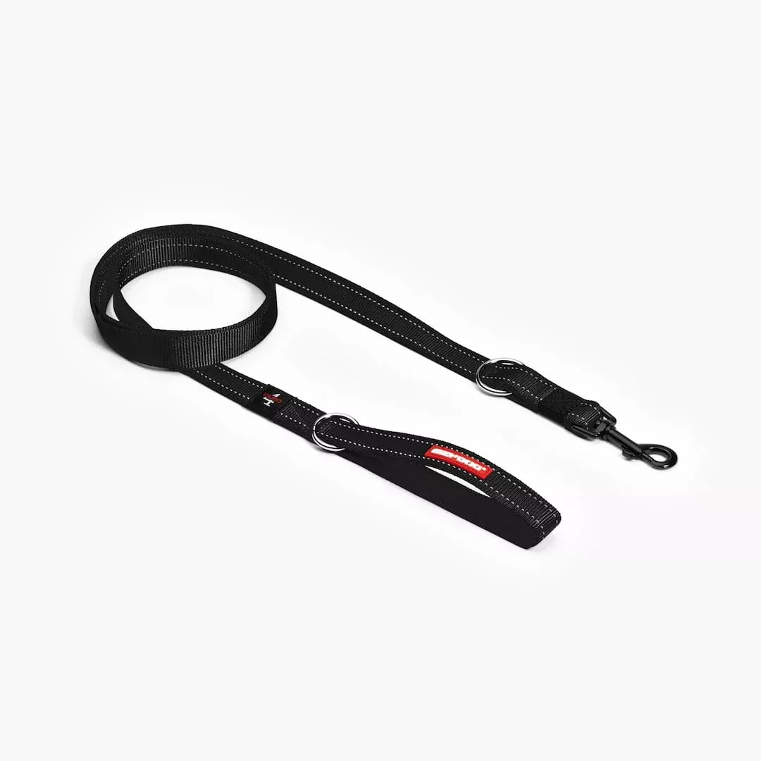 Ezydog Vario 4 Multi-Function Leash – 6′ – Black
