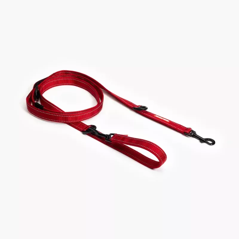 EZYDOG Vario Multifunction Dog Leash – 6′ – Red