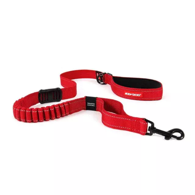 EZYDOG Zero Shock Dog Leash – 48″ – Red