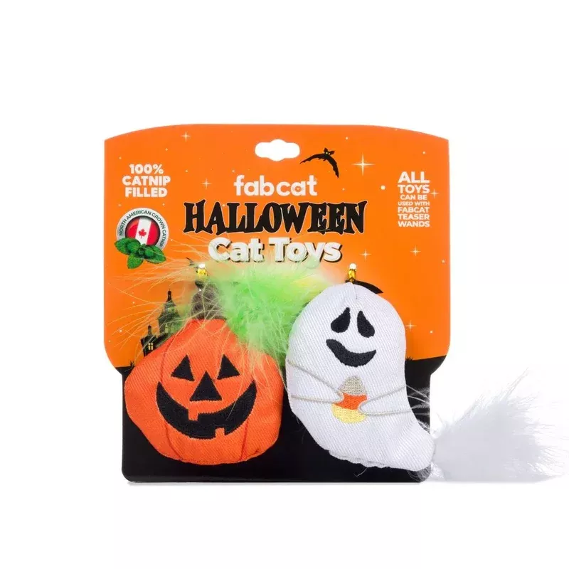 FabCat Pumpkin & Ghost 2 pk