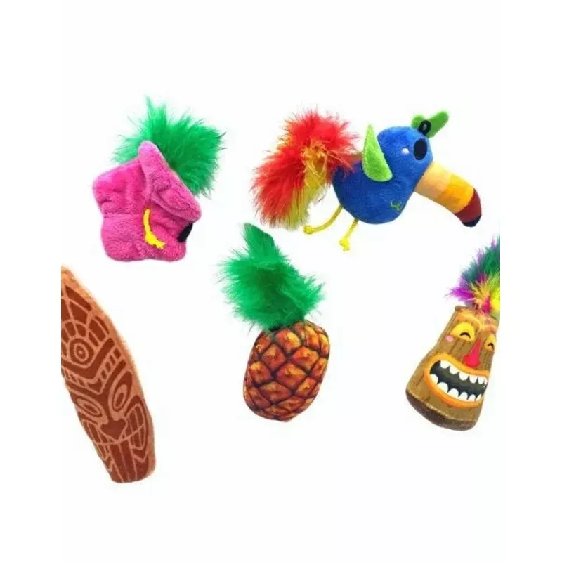 FabCat Tiki Cat Toys