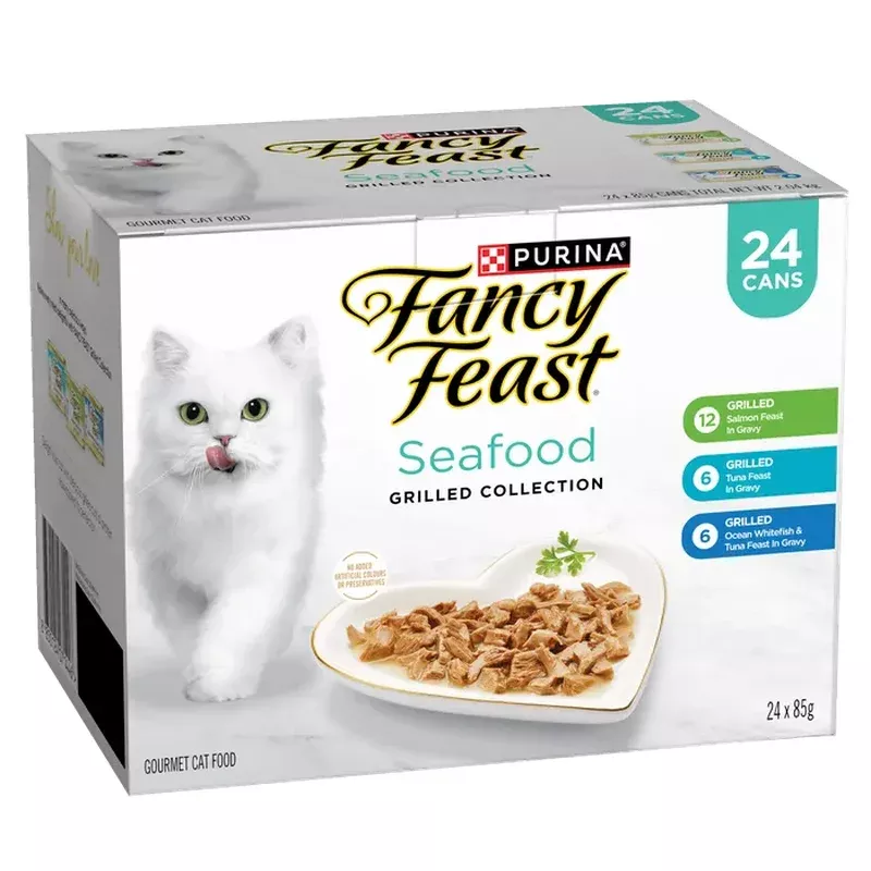 Fancy Feast Grilled Seafood Collection 24x85g