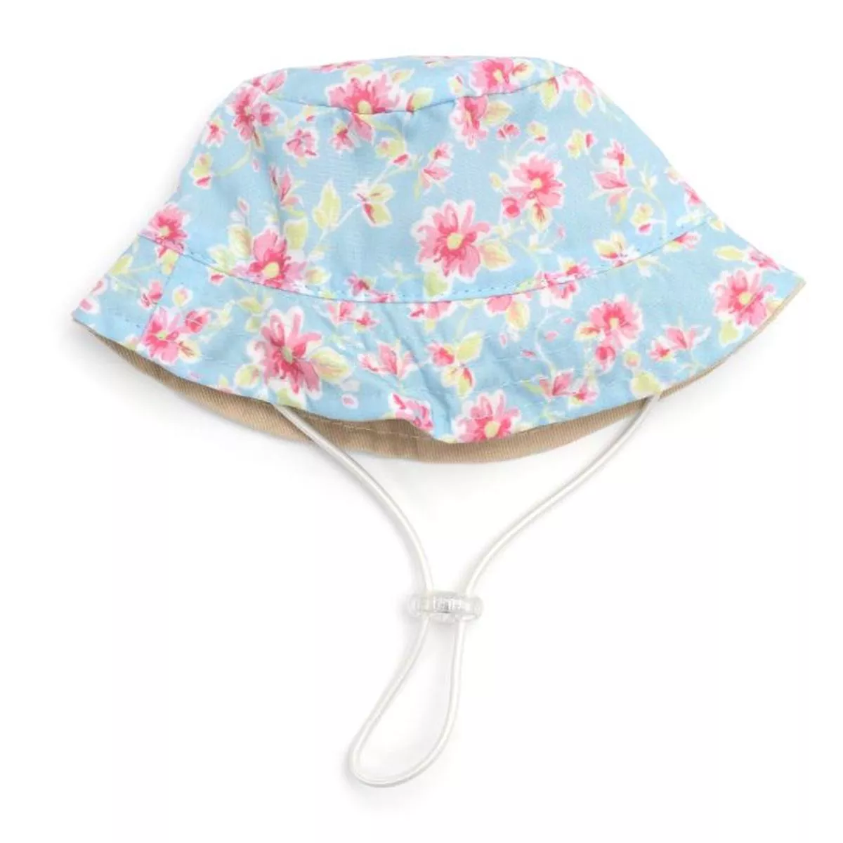 Fancy Floral Bucket Hat – Blue