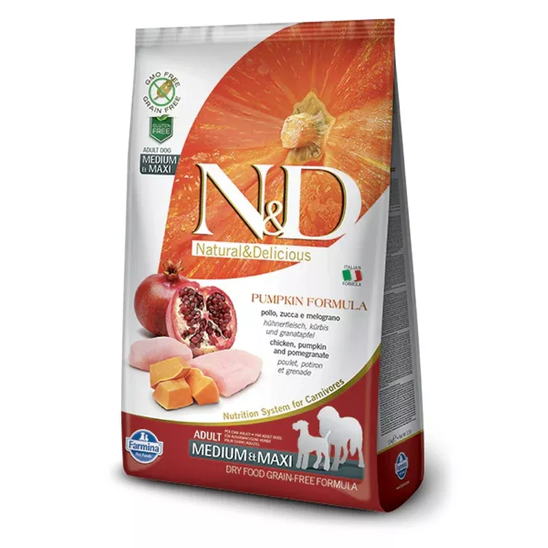 Farmina Dog Dry PUMPKIN GF Chicken & Pomegranate Medium Maxi