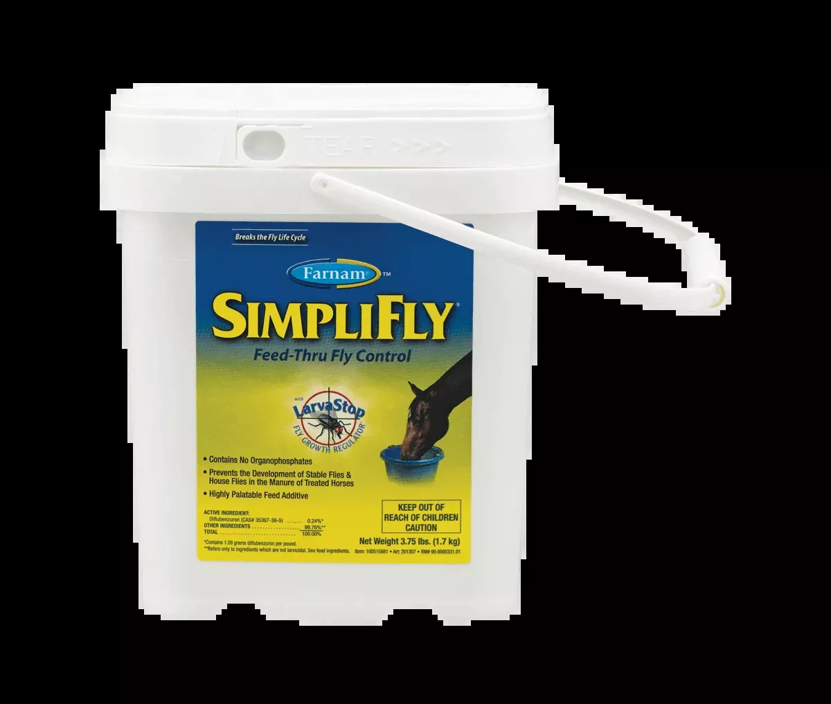 Farnam SimpliFly Feed-Thru Fly Control Pellets for Horses 3.75 lb.
