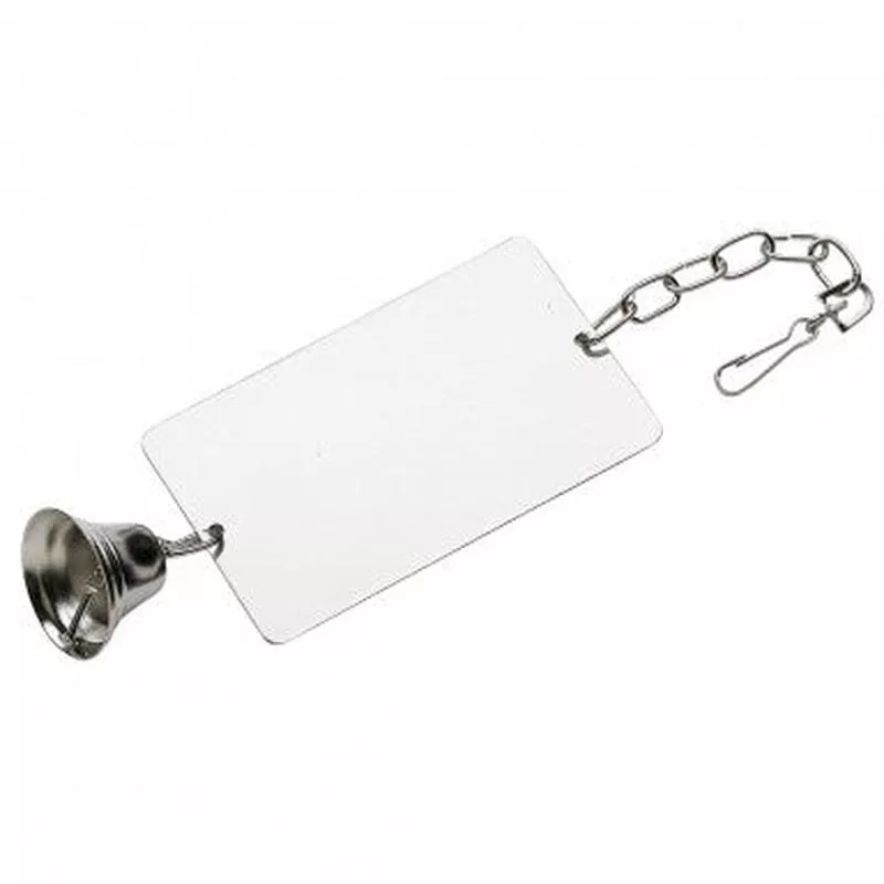 Ferplast Chrome Mirror & Bell 4244 Large