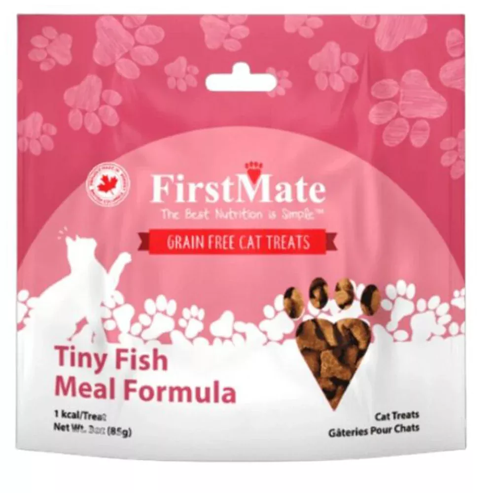 FirstMate Tiny Fish Treats For Cats 3oz