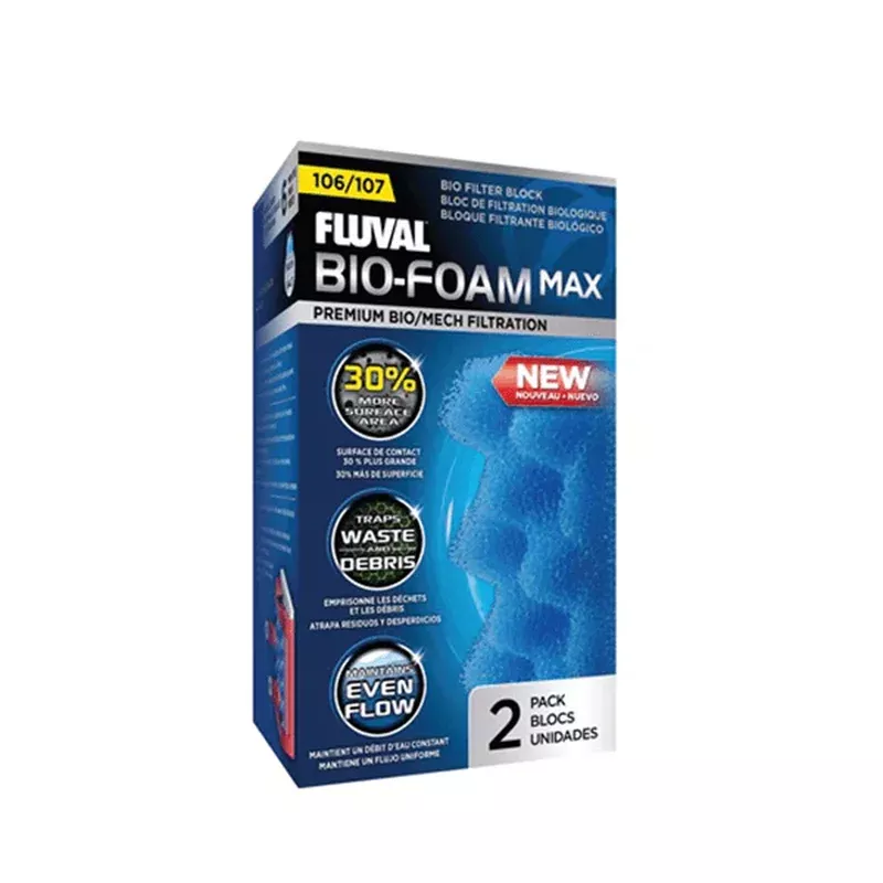 Fluval 106 and 107 Bio-Foam Max – 2 pack