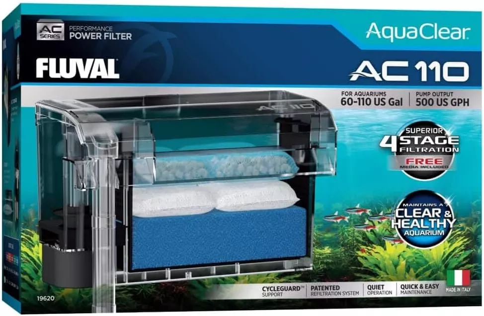 Fluval AC110 Power Filter – 60-110 US Gal
