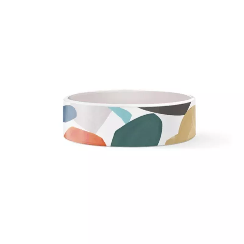 Fringe Canvas Shape Ceramic Bowl Medium