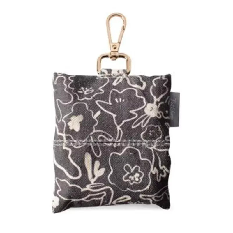 Fringe Canvas Waste Bag Key Chain