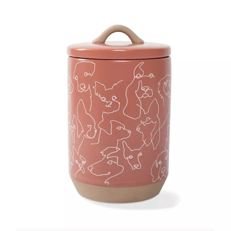 Fringe Loose Dog Line Treat Jar