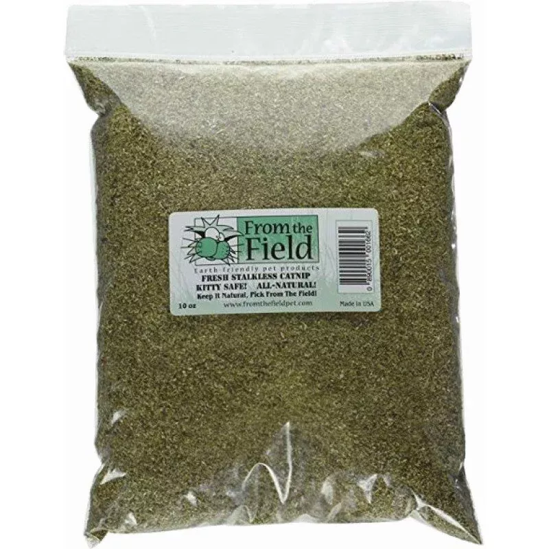 From The Field Fine Ground Stalkless Catnip – 10oz Bag