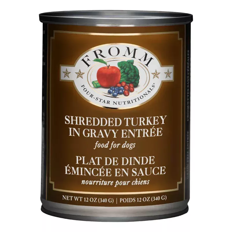 Fromm Four Star Shredded Turkey in Gravy